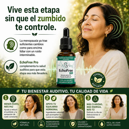 EchoFree Pro - Alivio Natural para el Tinnitus