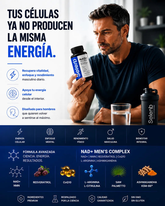 NAD + MEN´S COMPLEX SELERB FORMULA AVANZADA